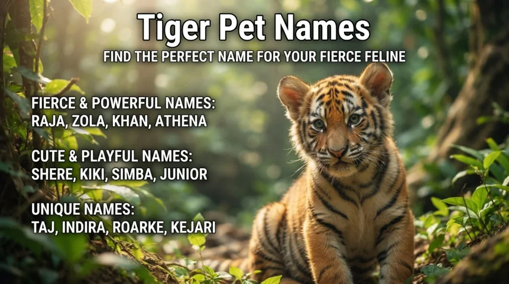 Tiger Pet Names