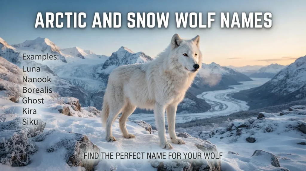 Arctic and Snow Wolf Names