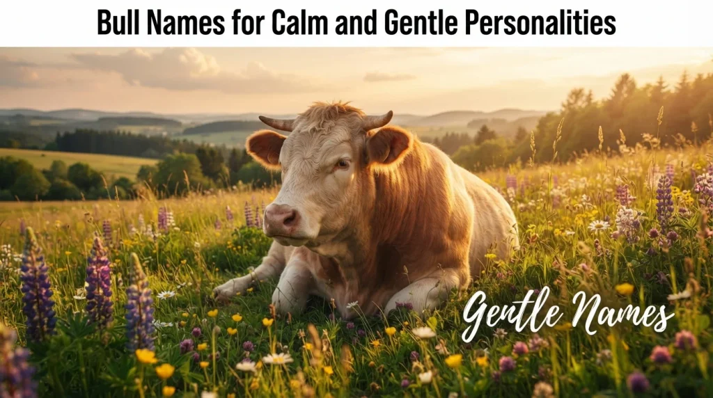 Bull Names for Calm and Gentle Personalities