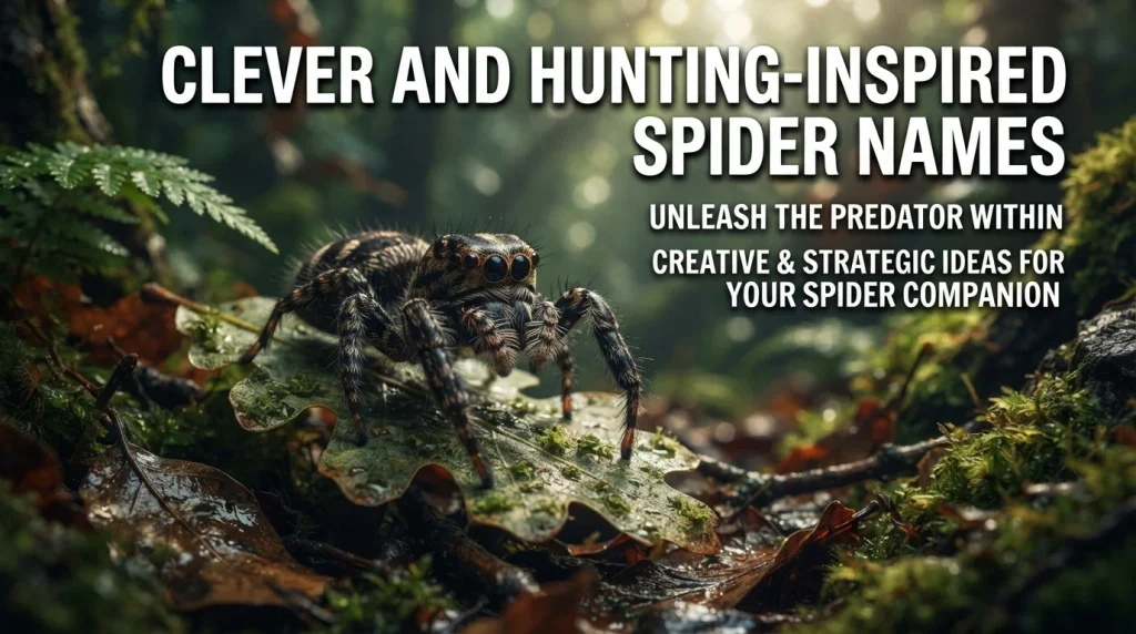 Clever and Hunting-Inspired Spider Names