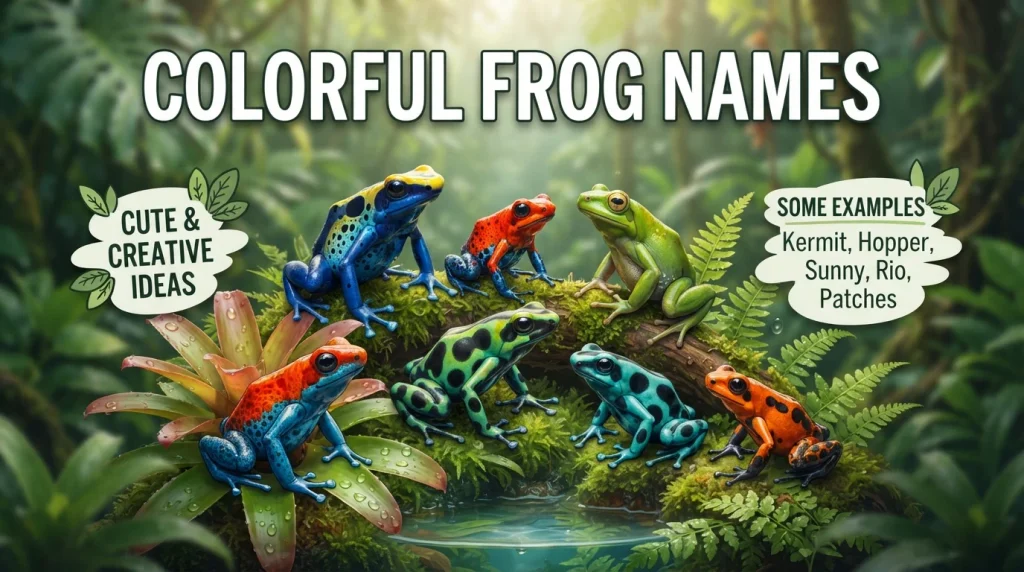 Colorful Frog Names