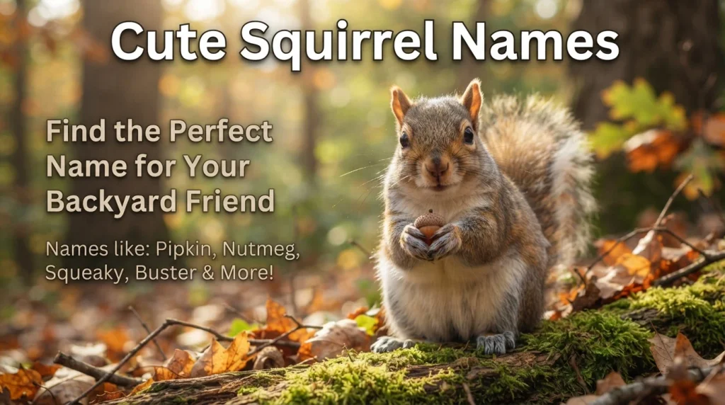 Cute Squirrel Names