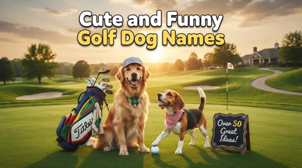 Cute and Funny Golf Dog Names