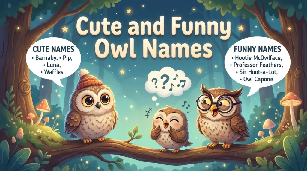 Cute and Funny Owl Names