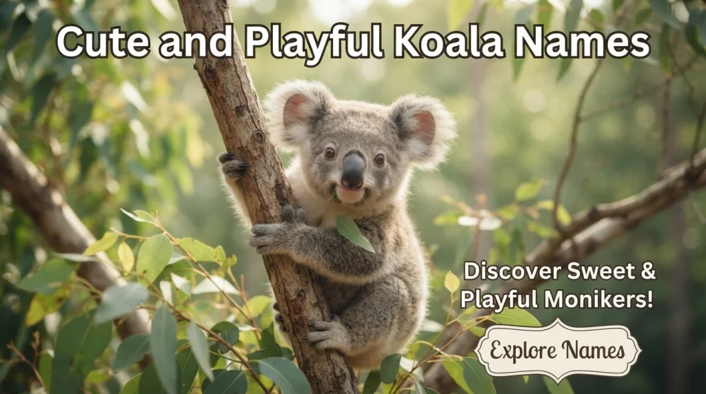 Cute and Playful Koala Names