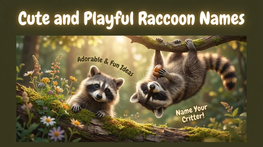 Cute and Playful Raccoon Names