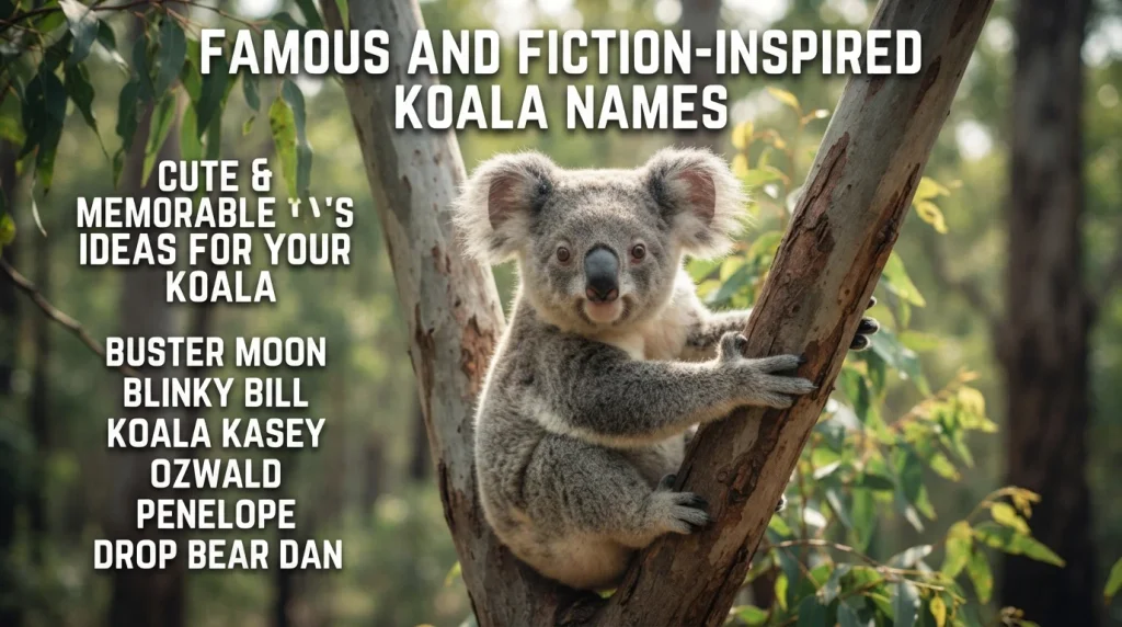 Famous and Fiction-Inspired Koala Names