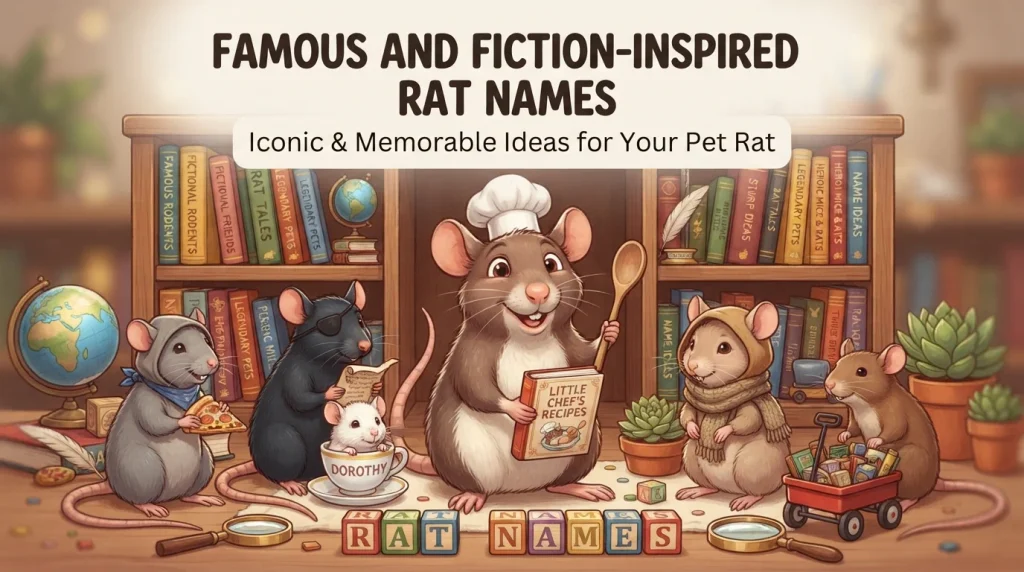 Famous and Fiction-Inspired Rat Names