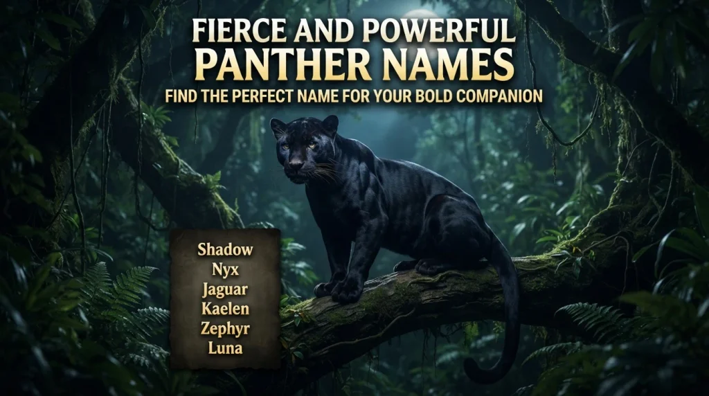 Fierce and Powerful Panther Names