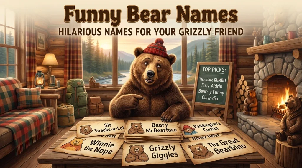 Funny Bear Names