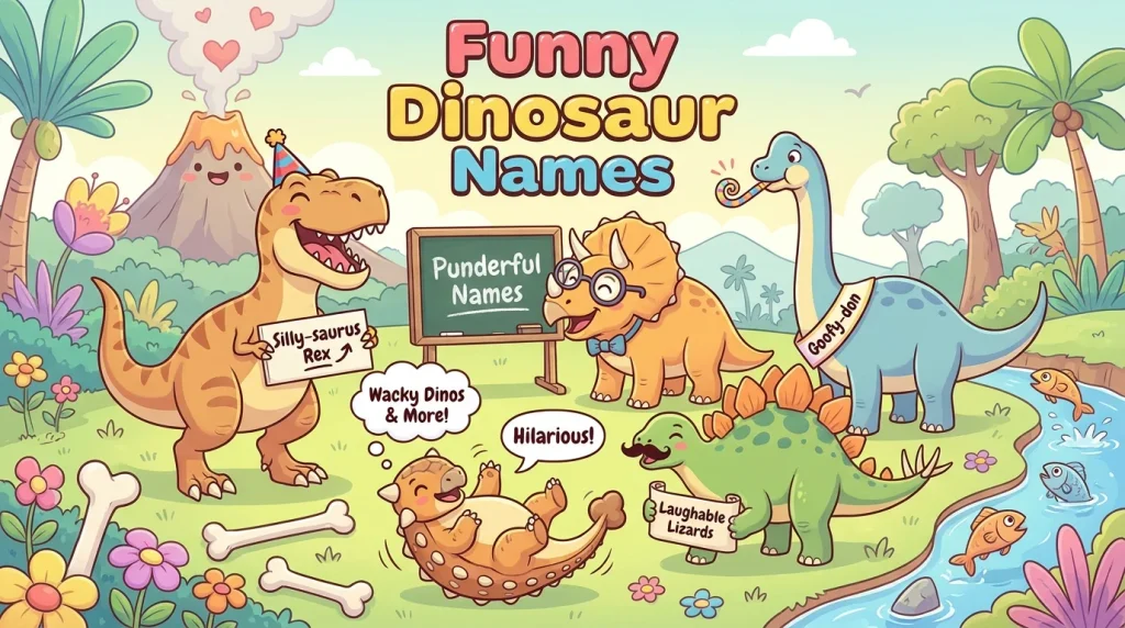 Funny Dinosaur Names
