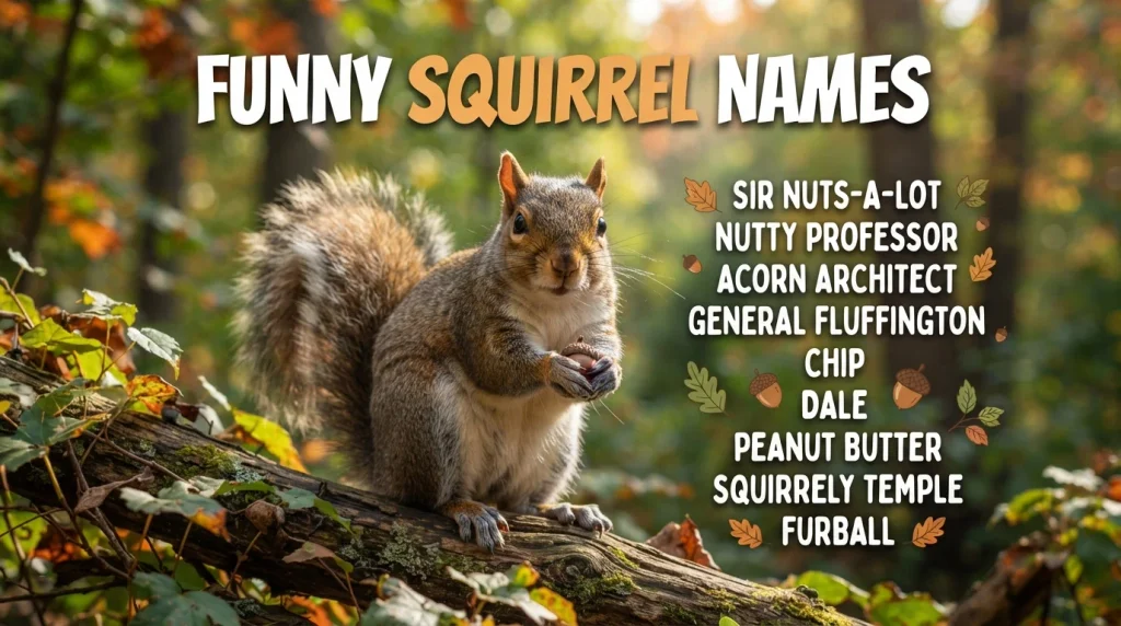 Funny Squirrel Names