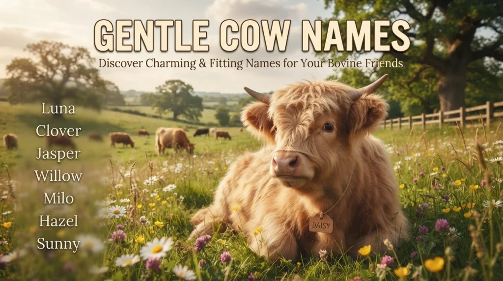 Gentle Cow Names