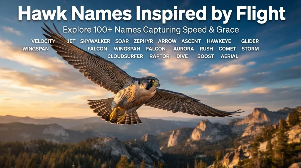 Hawk Names Inspired by Flight