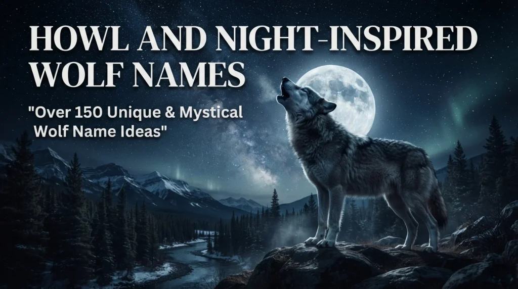 Howl and Night-Inspired Wolf Names