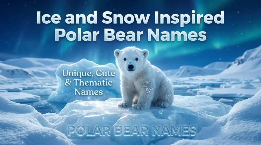 Ice and Snow Inspired Polar Bear Names