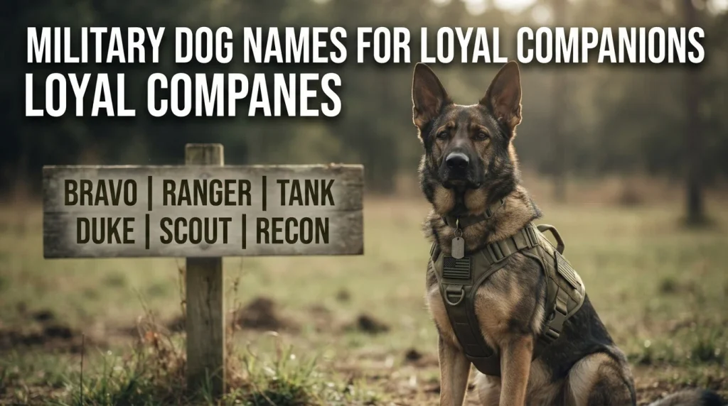 Military Dog Names for Loyal Companions