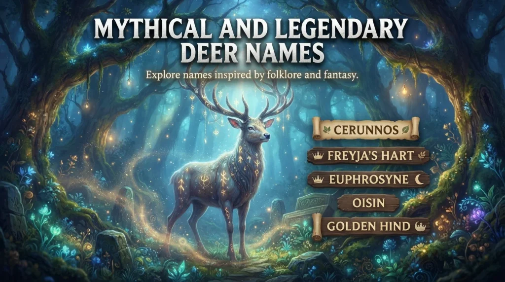 Mythical and Legendary Deer Names