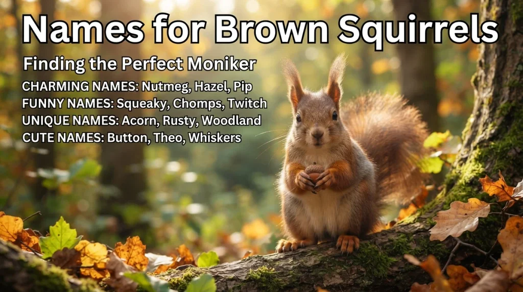 Names for brown squirrels