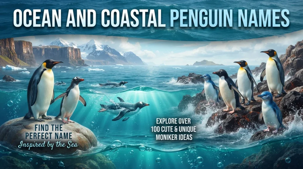 Ocean and Coastal Penguin Names