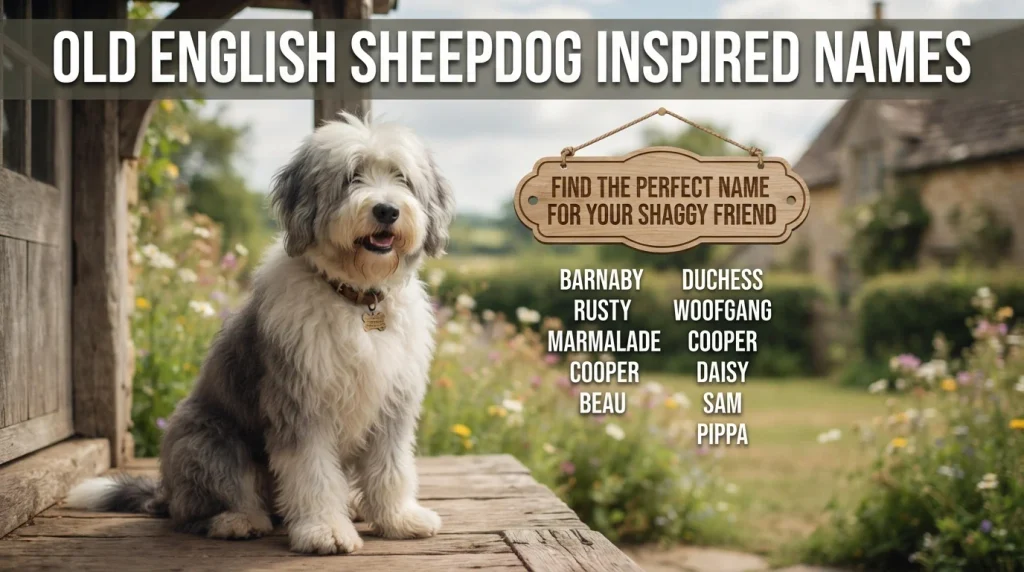 Old English Sheepdog Inspired Names
