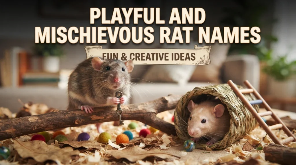 Playful and Mischievous Rat Names