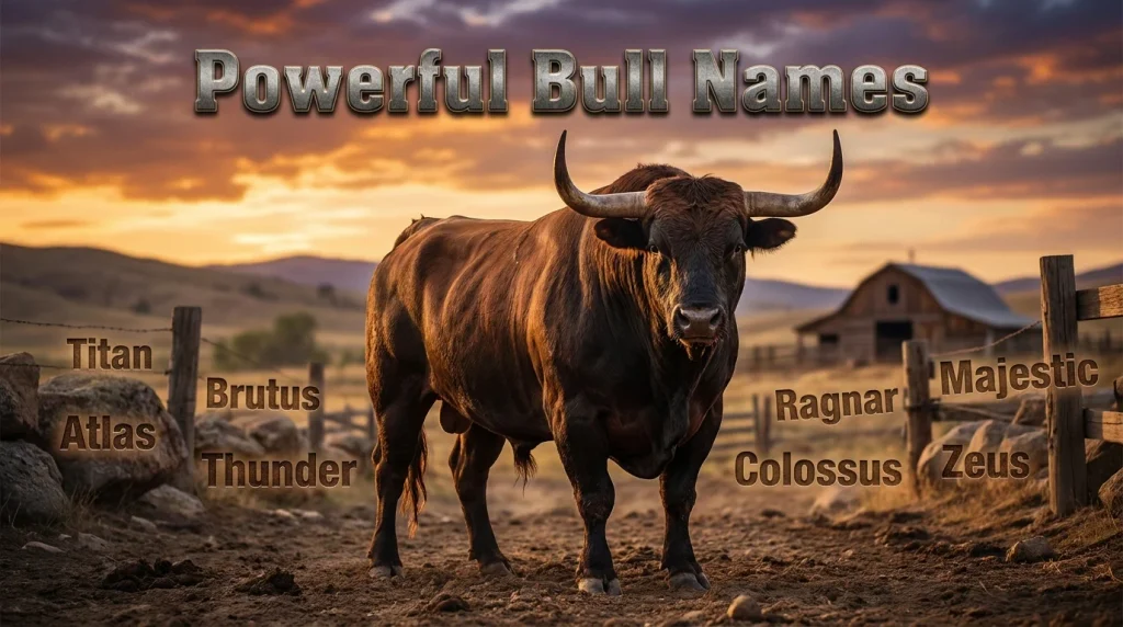 Powerful Bull Names