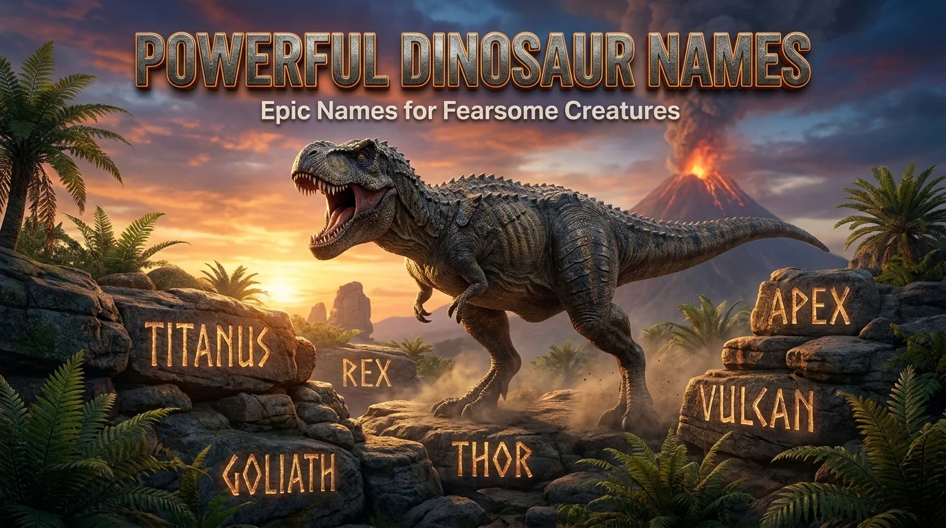 Powerful Dinosaur Names