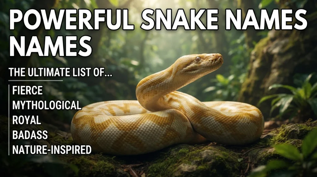 Powerful Snake Names