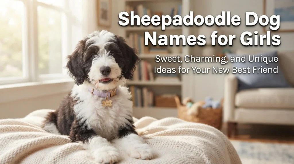 Sheepadoodle Dog Names for Girls