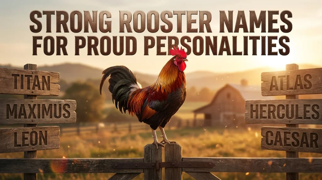 Strong Rooster Names for Proud Personalities