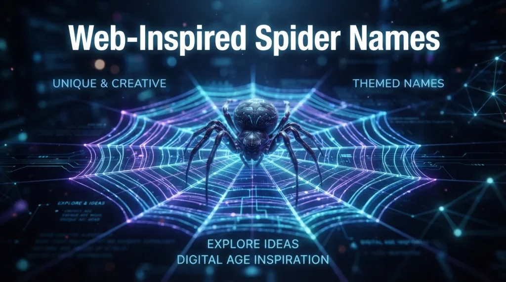 Web-Inspired Spider Names
