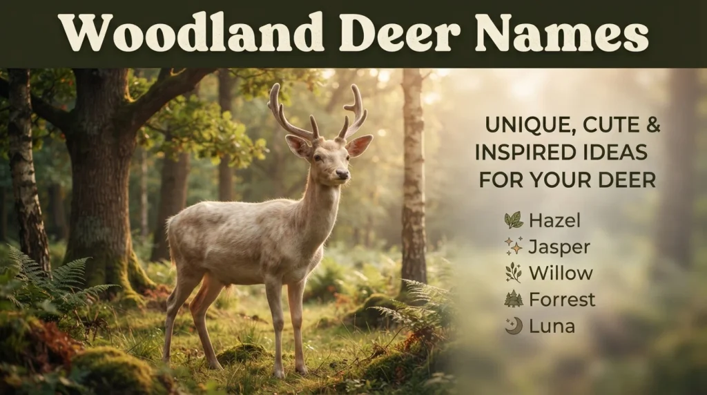 Woodland Deer Names