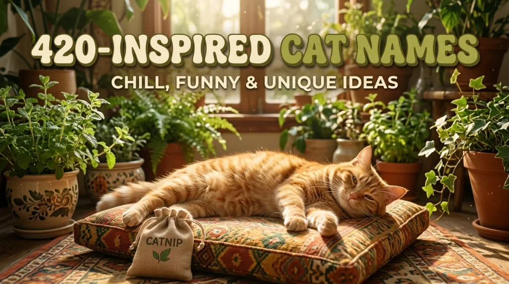 420-Inspired Cat Names