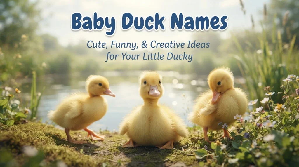 Baby Duck Names
