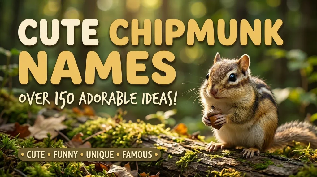 Cute Chipmunk Names