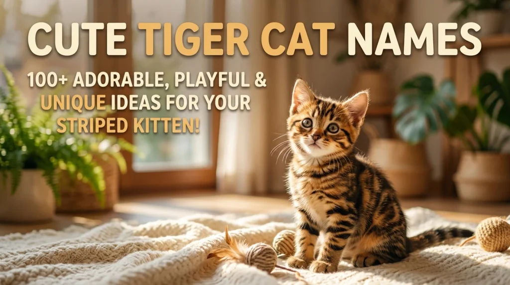 Cute Tiger Cat Names