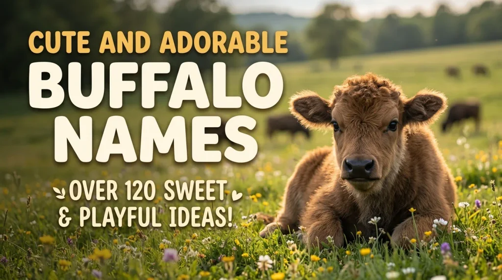 Cute and Adorable Buffalo Names