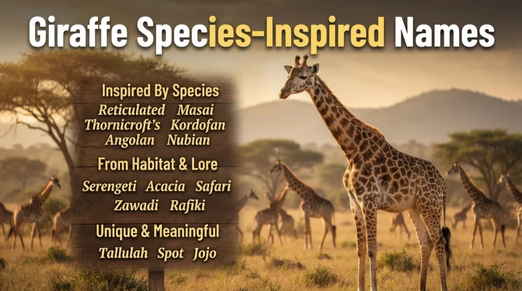 Giraffe Species-Inspired Names