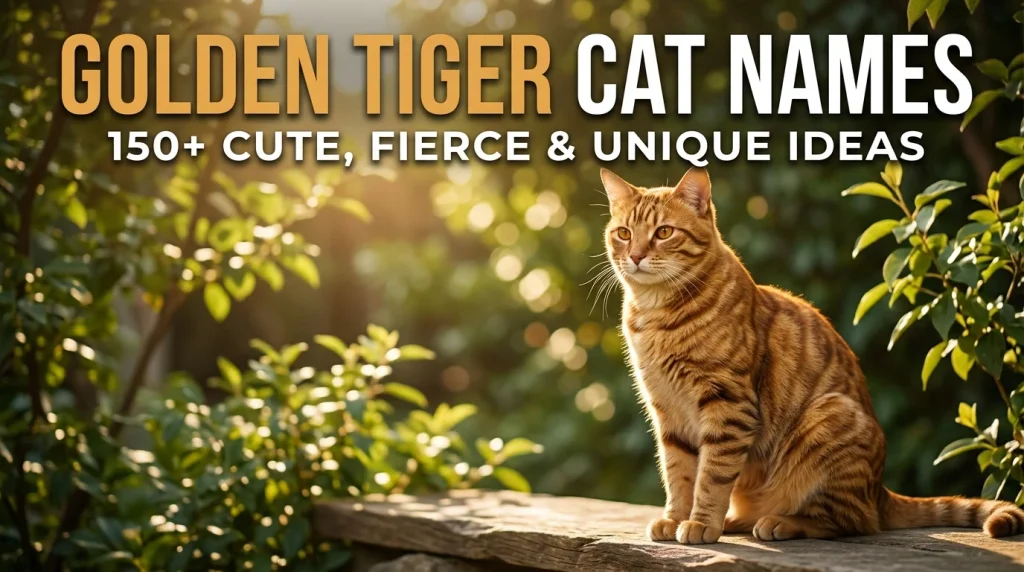 Golden Tiger Cat Names