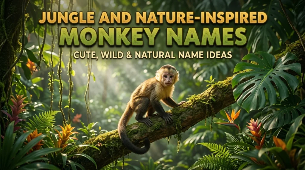 Jungle and Nature-Inspired Monkey Names