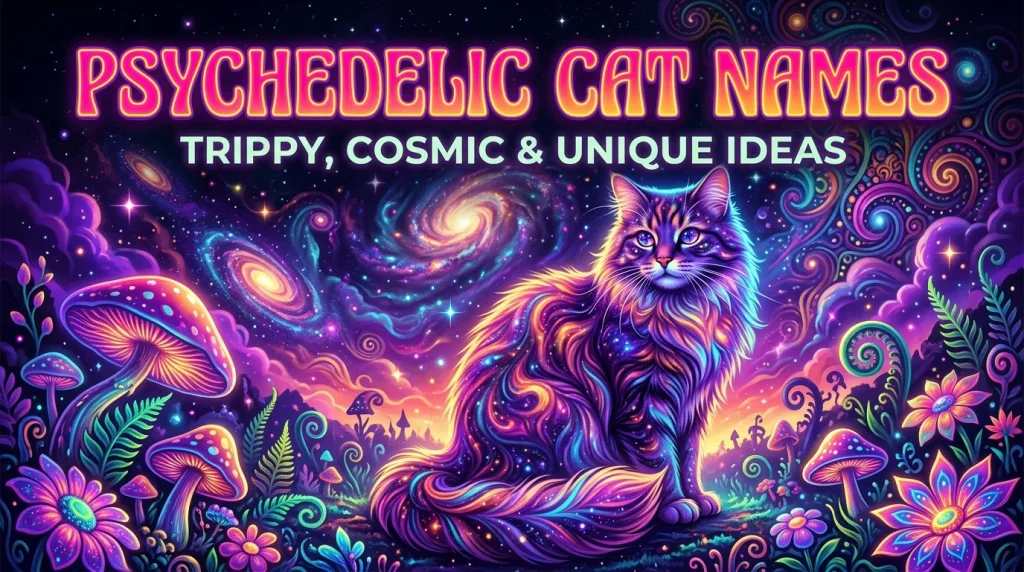 Psychedelic Cat Names