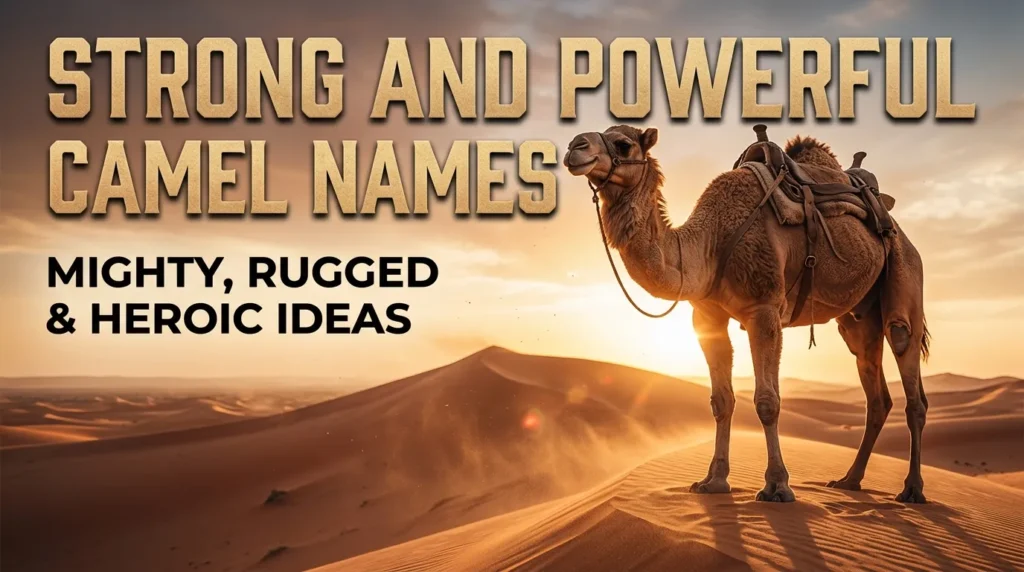 Strong and Powerful Camel Names
