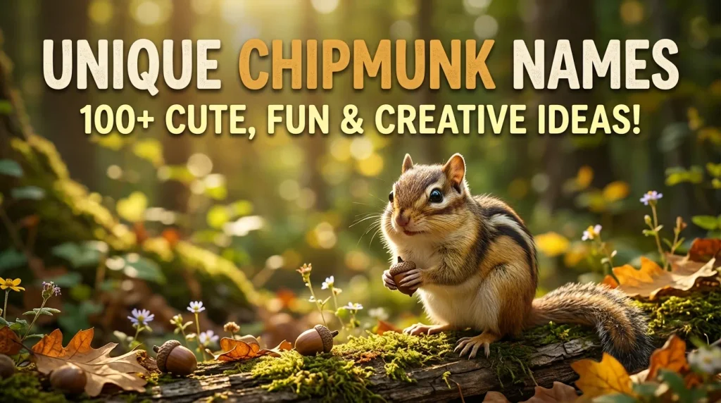 Unique Chipmunk Names